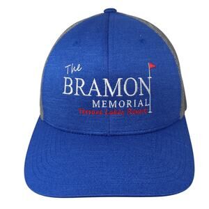 The Bramon Memorial Terrace Lakes Resort Trucker Hat Blue One Size Team 365